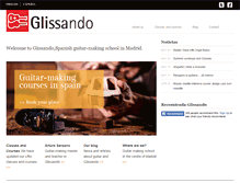 Tablet Screenshot of glissandoguitar.com